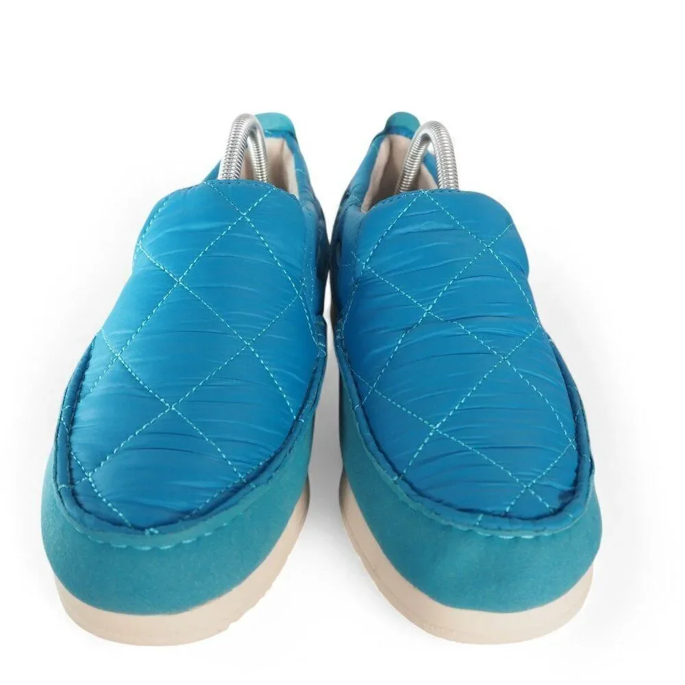 Sperry‎ Moc-Sider Quilted Nylon Casual Shoes Blue STS23794 Men's 8M